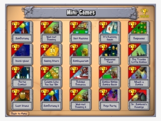 Zombies Tro Choi Zombie Vs Plant - Pvz All Mini Games #4834895
