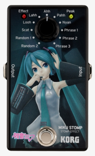 Miku Stomp, A Bizarre Guitar Effects Pedal That Turns - Korg Miku Pedal #4834957