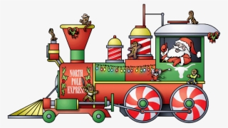 Site Builder Santa Claus Images, Santa Claus Clipart, - Dibujos De Trenes De Navidad #4835298