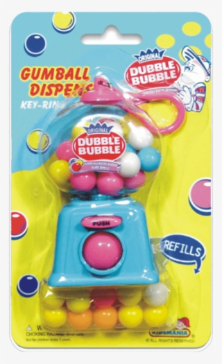 Dubble Bubble Gumball Dispenser Key Ring - 1.1 Oz #4836677
