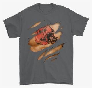 Nfl Football Logo 3d Art Chest Cleveland Browns Tattoo - Music Is In My Dna T Shirt #4838196 Nfl Football Logo 3d Art Chest Cleveland Browns Tattoo - Music Is In My Dna T Shirt #4838196