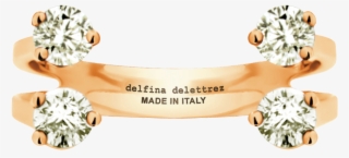 Rose Gold Dots Ring - Delfina Delettrez Rings #4839440