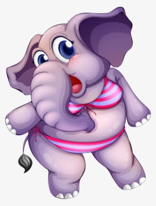 Safari & Zoo - Elephant With Bikini #4840157