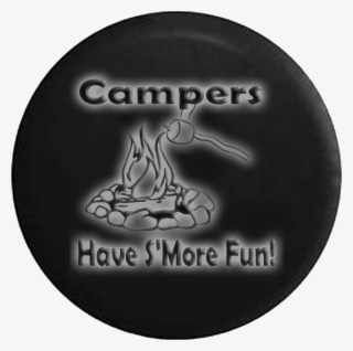 Glowing Campfire Smores Jeep Off Road Rv Camper Spare - Circle #4840738 Glowing Campfire Smores Jeep Off Road Rv Camper Spare - Circle #4840738