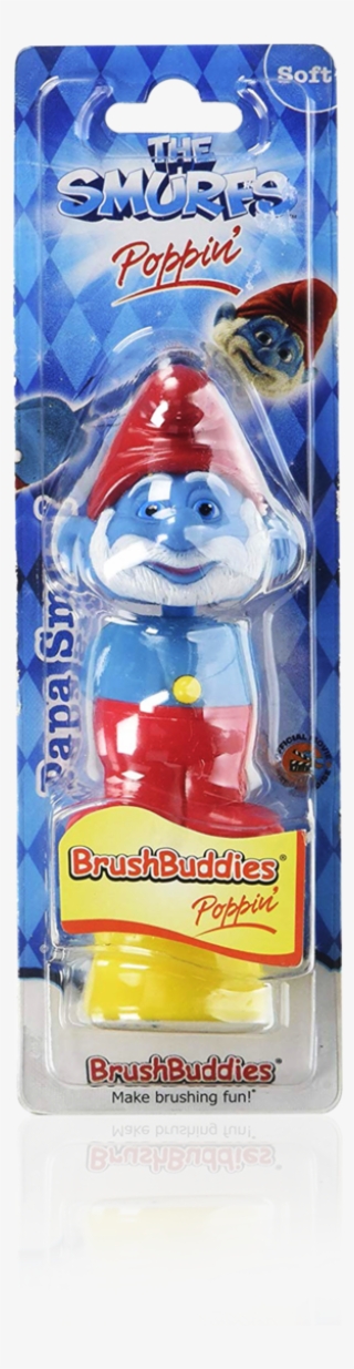 Brush Buddies Poppin' Toothbrush, Papa Smurf #4841518