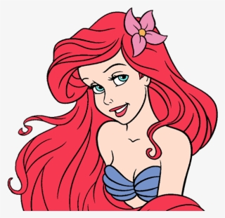 Pin By Kailie Butler On Ariel - Flower In Ariel's Hair #4842526