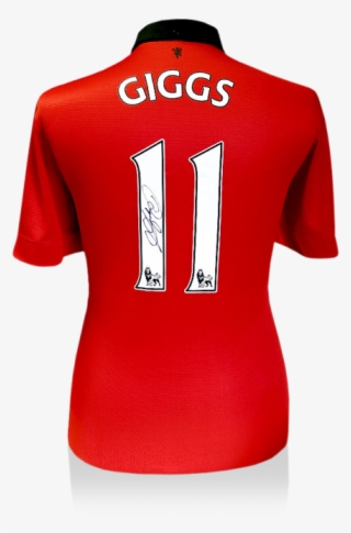 Ryan Giggs Back Signed Manchester United 2013-14 Home - Fred Man Utd Number #4847969