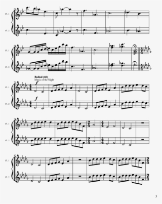 Phantom Of The Opera Medley Sheet Music Composed By - Phantom Of The Opera Sheet Music Flute #4848543