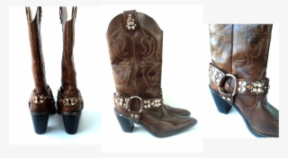 Blinged Out Cowgirl Boots - Riding Boot #4849153