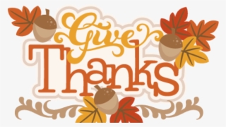 Thanksgiving Give Thanks Clipart #4851649