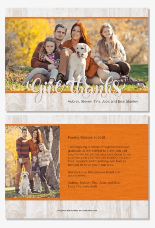 Give Thanks - Previous - Custom Green Peaceful Collage Photo Card #4851885