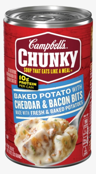 Campbell's Chunky™ Baked Potato With Cheddar & Bacon - Campbell's Chunky Chicken Noodle Soup #4851950