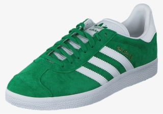 Gazelle Green/white/gold Met - Adidas Gazelle Grön #4852167