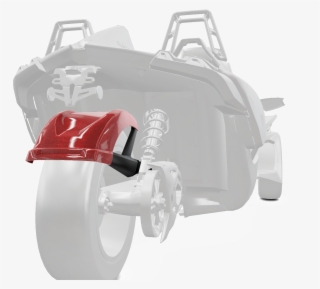 265mm Rear Fender - Red #4852486