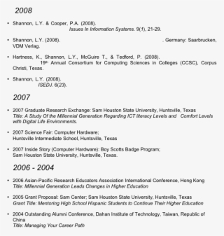 2008 • Shannon, L - Document #4856968