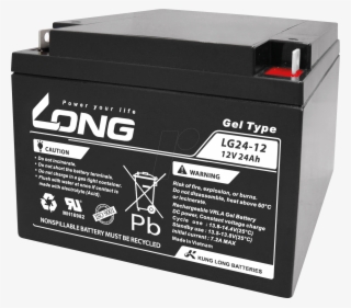 Maintenance Free Sealed Lead Acid Battery, 24ah, 12v - Lead Acid Battery #4857035