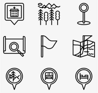 Location - Achievements Icon Transparent Background #4858076