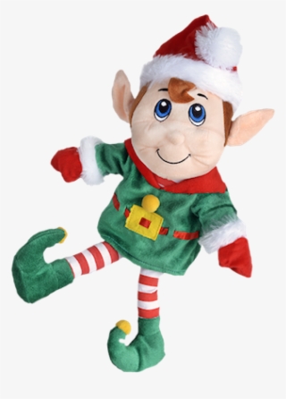 Jingle The Christmas Elf Singing Jingle Bells - Elf Teddy #4859280