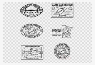 Download Pattern Clipart Super Bowl Lii Minneapolis - Line Art #4861176