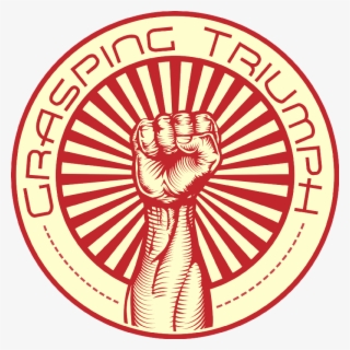 Big Flashy Logo For Grasping Triumph - Russian Propaganda Posters Hammer #4864935