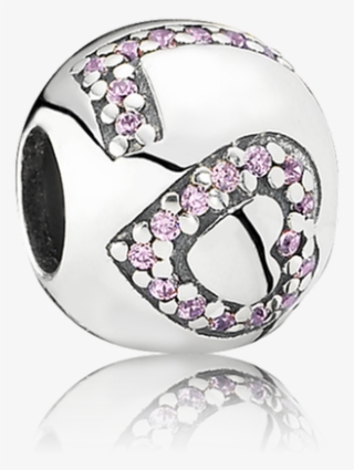Pandora Love Cz Pink Surrounded By - Pandora Silver Cz Love Charm #4865810