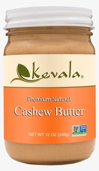 Cashew Butter 12 Oz - Organic Tahini, Kevala Glass Jar 16oz #4865812