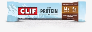 Salted Caramel Cashew Flavor Packaging - Clif Whey Protein Bar #4866635