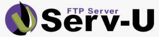 Serv U Server Logo Transparent Vector Freebie Supply - Serv U Ftp Logo #4866985