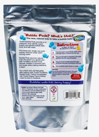 Trukid Bubble Podz, Yumberry Scented Bubble Bath, 60 - Trukid Inc. #4867758