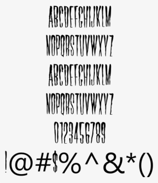 Horror Horror Hotel Example - Calligraphy #4868530