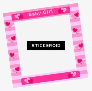 Pink Border Frame Frames - Transparent Pink Frame #4869633