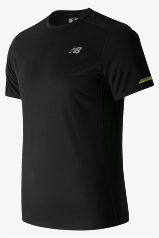 New Balance Men's Ice Short Sleeve Black - Shirt #4869639