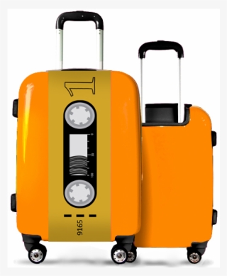 Suitcase Yellow Tape - Valise Licorne #4872886