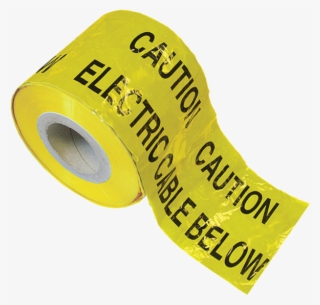Non-adhesive Black And Yellow Tape - Faithfull 365m Warning Tape - Electric #4872942