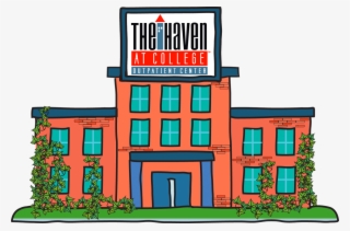 Haven Clipart School Building - College Building Cartoon #4873892