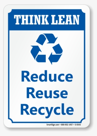 Think Lean Signs - Glass Only With Graphic Stencil 24 X #4874156