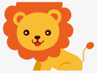 Transparent Baby Lion Cartoon #4874959
