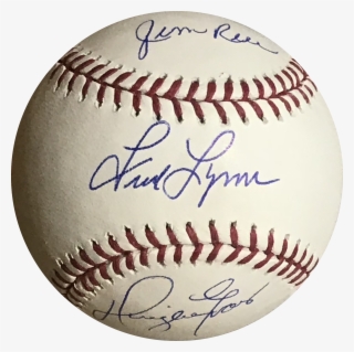 Rare Boston Red Sox Greats Triple Autographed Baseball #4875819
