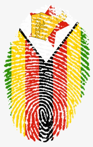 Zimbabwe, Flag, Fingerprint, Country, Pride, Identity - Zimbabwe Flag Fingerprint #4875957