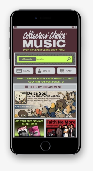 A Responsive Site That Is Aimed Towards Classic Vinyl #4876718