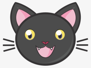 Cute Halloween Cat 4, Buy Clip Art - Cute Cat Head Drawing #4877328