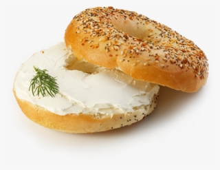 Cream Cheese - Bagel Topped With Cream Cheese #4878303