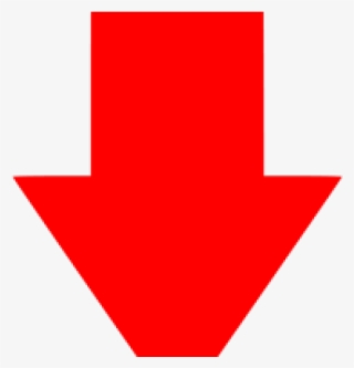 Red Arrow - Down Arrow Png Red #4878371