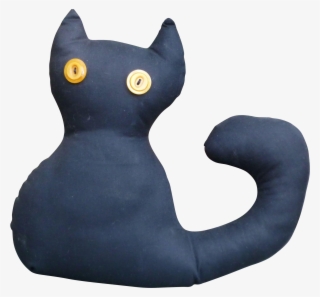 Stuffed Black Cat - Black Cat #4879704