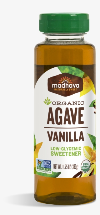 Organic Agave Nectar Vanilla - Madhava Maple Flavored Agave Nectar - 11.75 Oz. #4880498