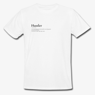 Hustler Dictionary Style Organic White T Shirt Men's - Cigarette T Shirt #4882342
