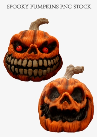 Spooky Pumpkins Png - Pumpkin #4884963