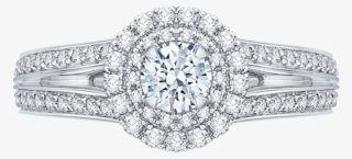 Promezza 14 K White Gold Promezza Engagement Ring #4886833