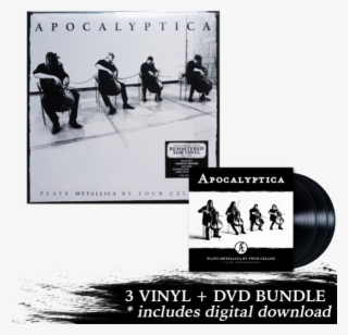 Plays Metallica Live Performance 3 Lp Dvd Remastered - Apocalyptica Plays Metallica By Four Cellos Vinyl Record #4887703