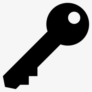 Png Key Shape - Key Icon Vector Png #4887706